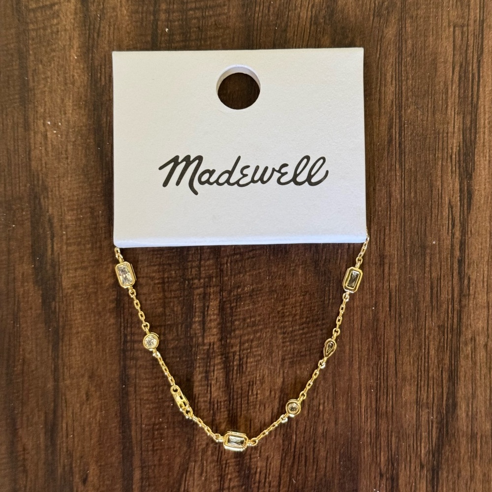 Madewell mixed-cut Crystal station bracelet - Picture 8 of 12